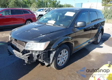 2015 Dodge Journey American Value Pkg from USA, damaged, VIN 3C4PDCAB9FT650266